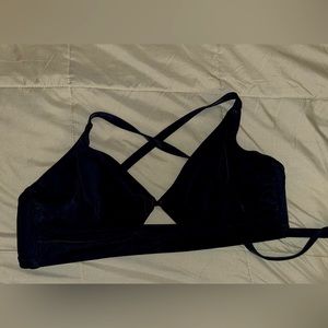 Sexy Black Cross Bikini Top🖤
